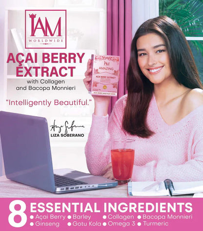 Amazing Acai Berry with Collagen and Bacopa | 10 Sachets | Free Shipping | COD