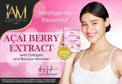 Amazing Acai Berry with Collagen and Bacopa | 10 Sachets | Free Shipping | COD